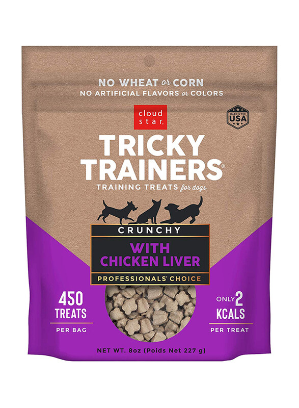 

Cloud Star Tricky Trainers Crunchy Treats with Liver Dry Dog Food, 227g