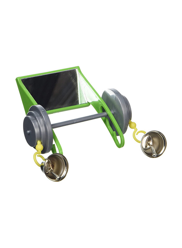 

JW Pet Company Activitoy Barbell Bird Toy, Small, Green