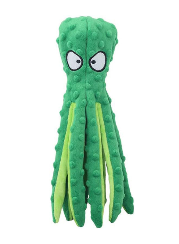 

Plush Pet Octopus Dog Toy, Multicolour