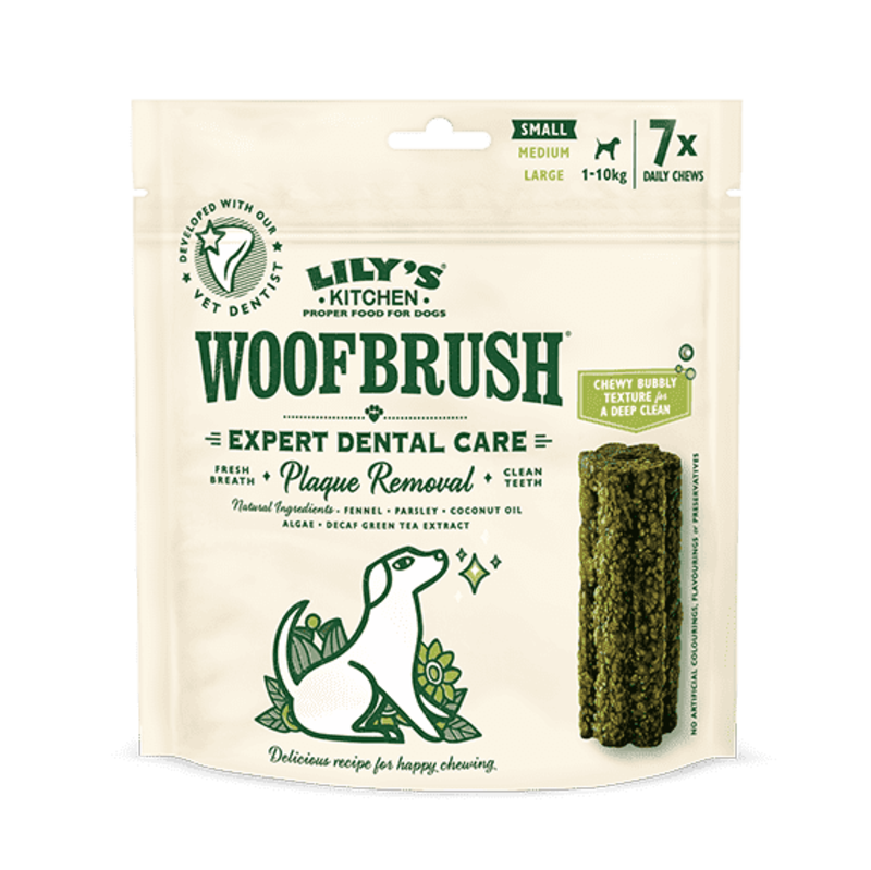 

Lily's Kitchen Woofbrush Dental Dog Chews Bulk Pack Medium (7pcs)