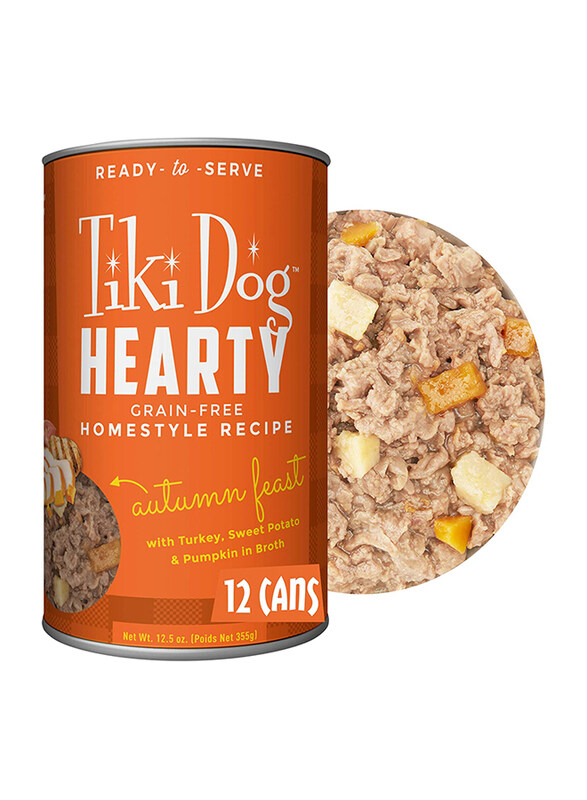 

Tiki Dog Hearty Wet Dog Food Turkey - 12.5 oz. can