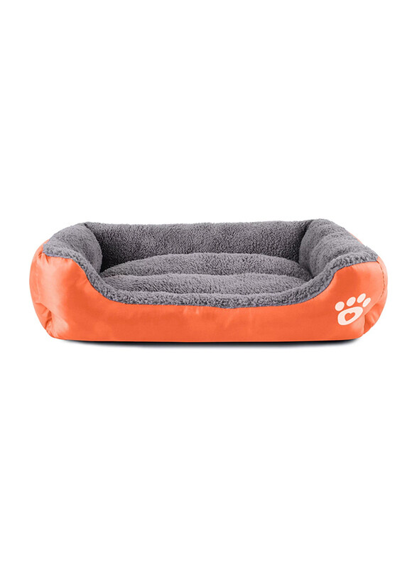 

Grizzly 43 x 32cm Square Dog Bed, Small, Orange