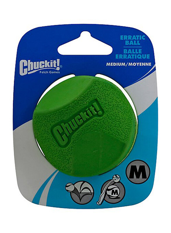 

Petmate Chuckit! Erratic Ball, Medium, Green