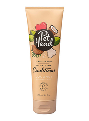 Pet Head Sensitive Soul Dedicate Skin Dog Conditioner, 250ml, Brown
