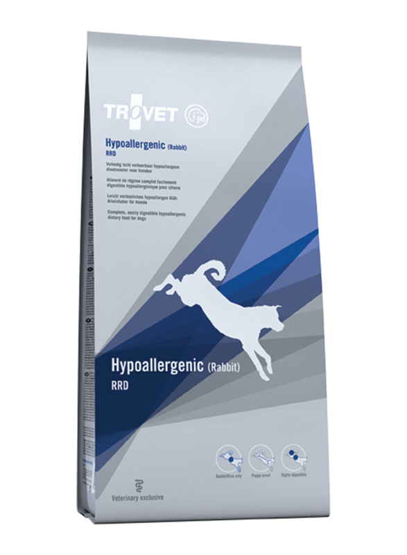 Trovet Hypoallergenic Rabbit Dog Dry Food, 3 Kg