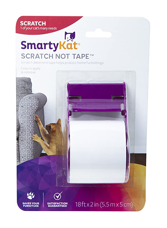 Smartykat Scratch Not Tape Deterrent Barrier, 0.06oz, White