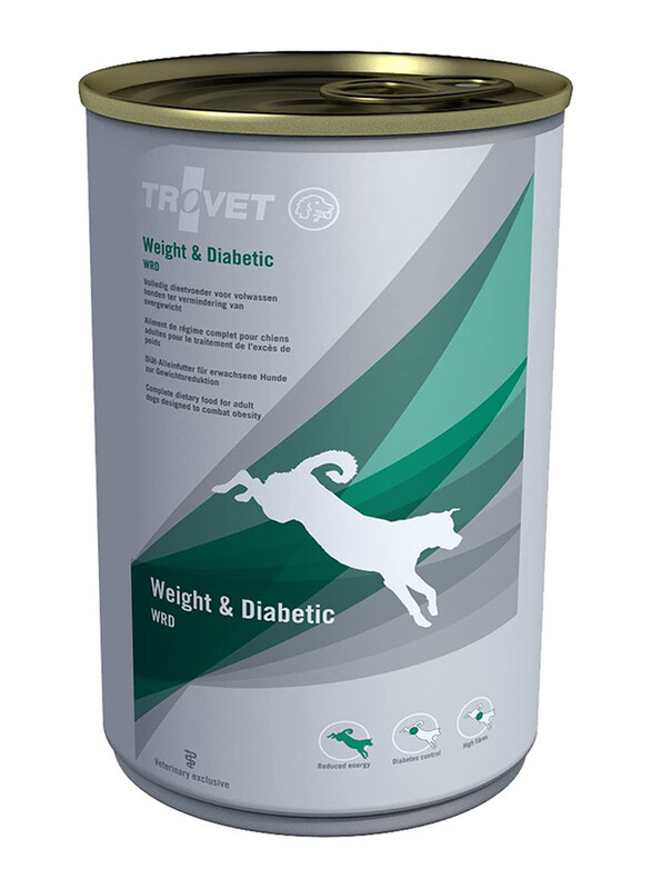 

Trovet Weight & Diabetic Dog Wet Food Can, 400g