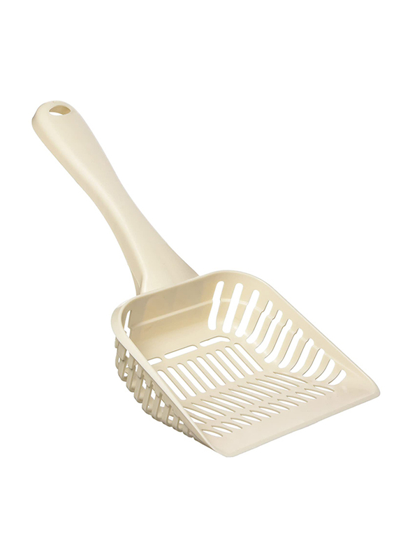 Petmate Litter Scoop with Microban Jumbo, Bleached Linen
