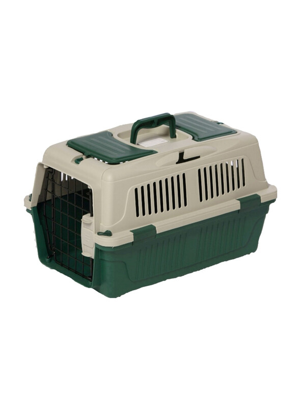 

Nutra Pet Dog & Cat Carrier Box with Closed Top, 63 x 41 x 40cm, Dark Green