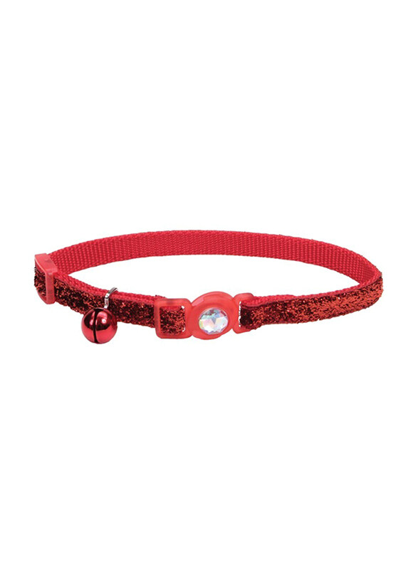 

Coastal Safe Adjustable Breakaway Cat Collar, Red