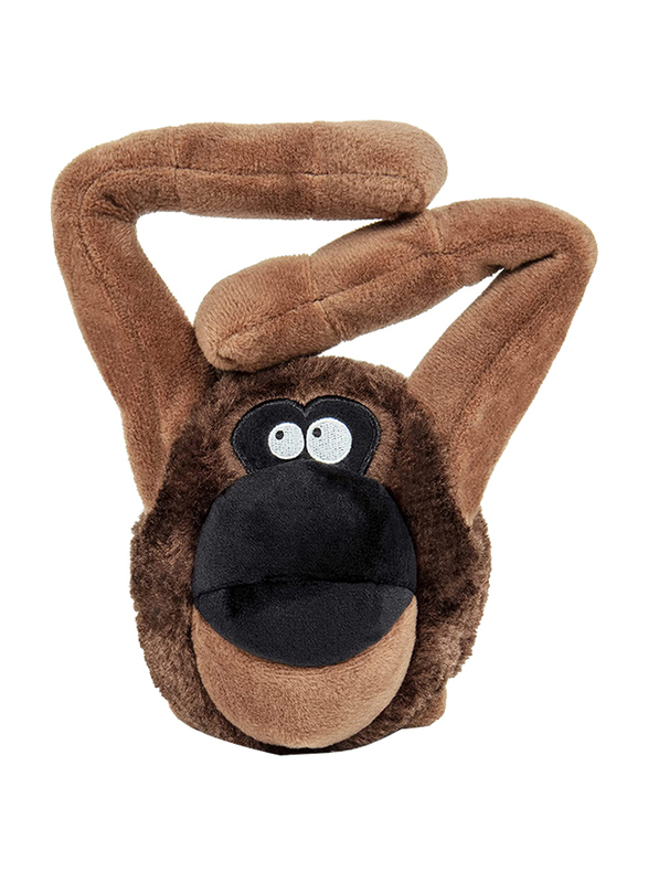 

Go Dog Action Plush Ape Dog Toy, Brown