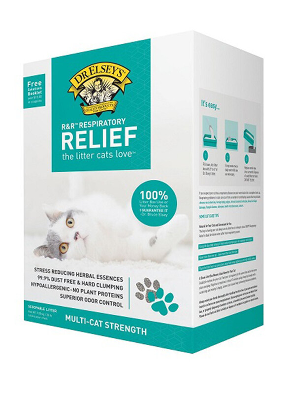 

Dr. Elsey's Respiratory Relief Clumping Clay Cat Litter, 9kg