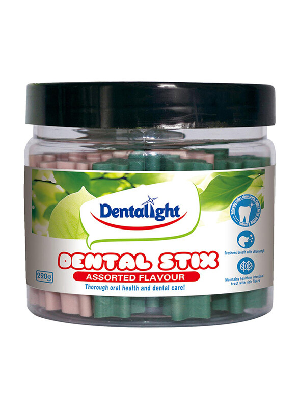 

Dentalight Assorted Flavour Dental Stix Dog Dry Food, 2.5-Inch, Small, 220g