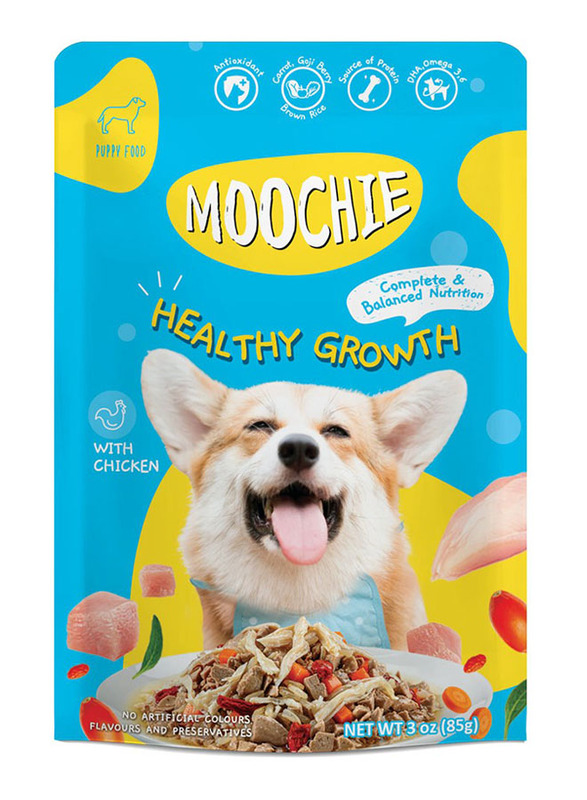Moochie Puppy Casserole with Chicken Dog Wet Food, 12 x 85g