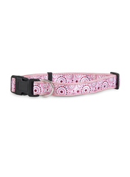 Aspen Pet 16-26-inch Dots Dog Collar, Pink/Red/Black