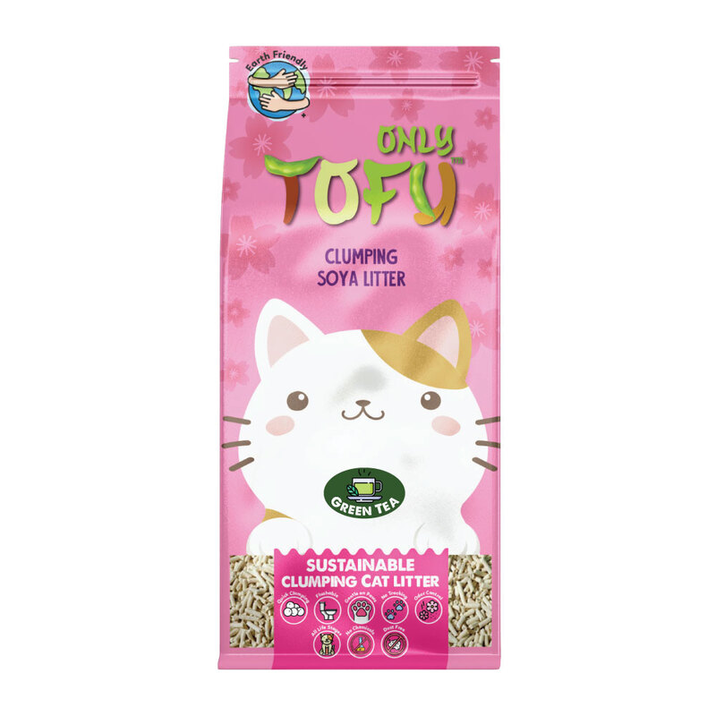 Nutrapet Tofu Clumping Cat Litter, 7 Liters, Green Tea
