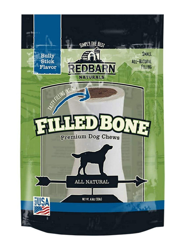 

Redbarn Natural Filled Bone Bully Dog Dry Food, 3-4 inch, 124g