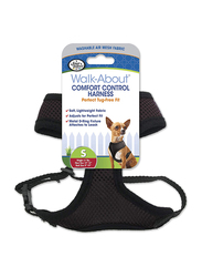 Four Paws Walk About Comfort Control Dog Harness Small Black DubaiStore Dubai