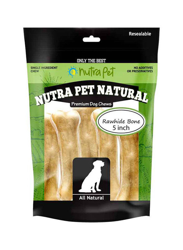 

Nutrapet Rawhide Bone Dry Dog Food, 5-inch