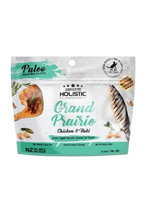 

Absolute Holistic Air Dried Grand Prairie Treats for Cat, 50g