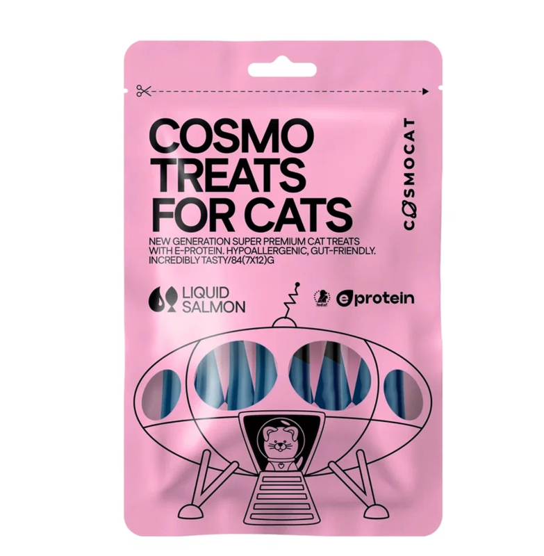 

Cosmopet Cosmocat Salmon cream Cat Treats 84g