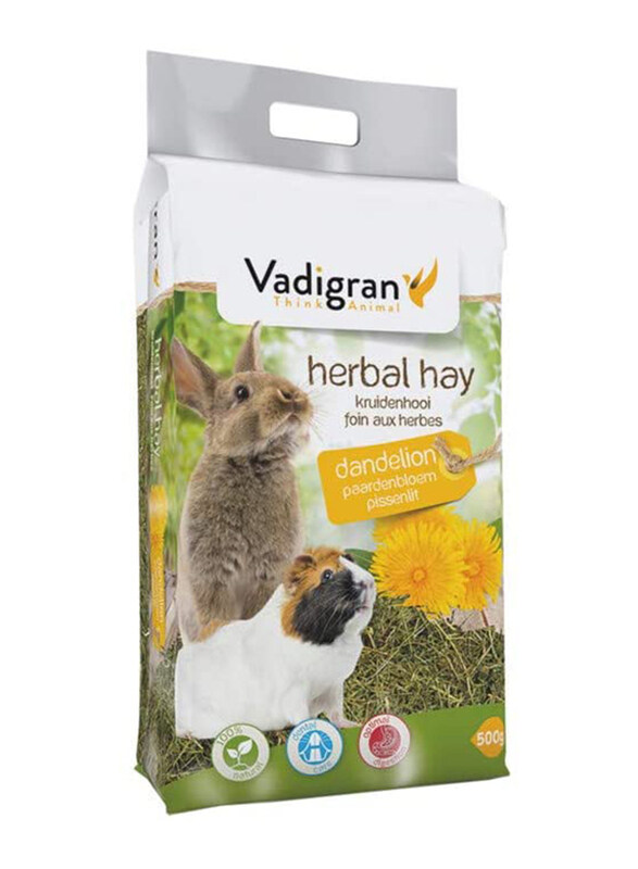 

Vadigran Hay and Herbs Dandelion Dry Food, 500g