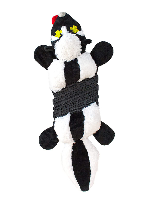 Petstages Roadkillz Interactive Dog Toy, Black/White