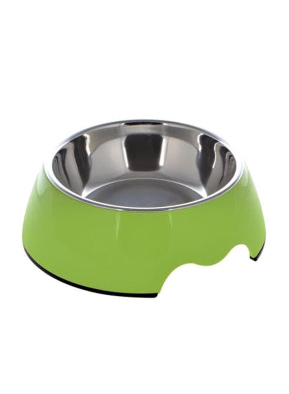 

Nutrapet 700ml Melamine Round Bowl, Large, Dull Green