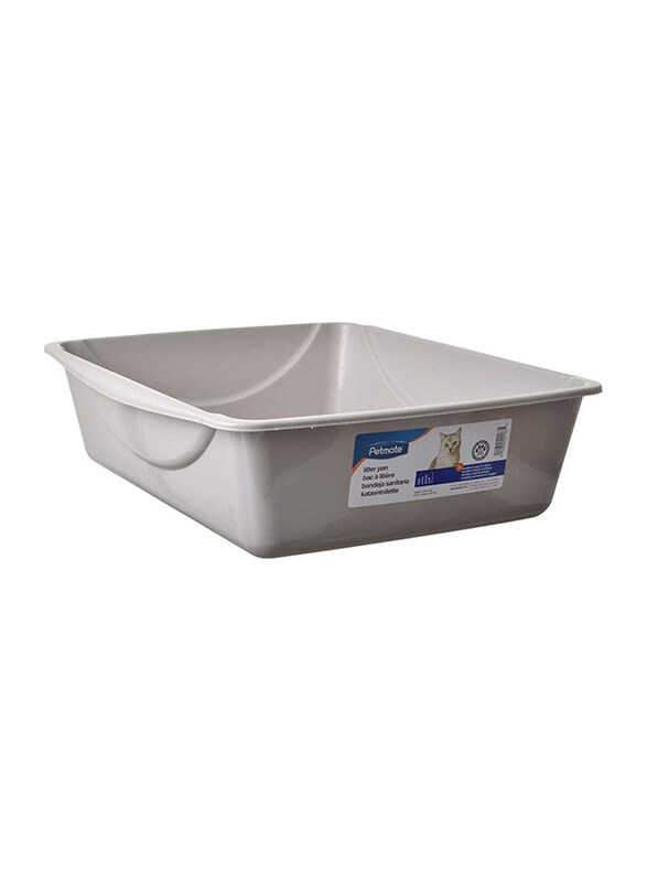 

Petmate Litter Pan, Large, Grey