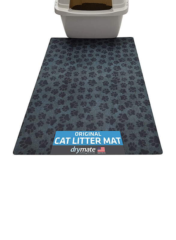 

Drymate Original Cat Litter Paw Dot Mat, 20 x 28 Inch, Large, Black
