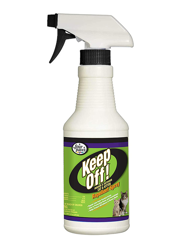 Keep Off Indoor and Outdoor Dog and Cat Repellent, 16oz, White