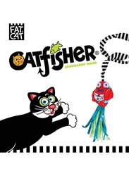 Petmate Fat Cat Catfisher Teasers Craw Dad Wand, Multicolour