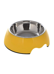 Nutrapet 350ml Melamine Round Bowl, Medium, Mustard Yellow