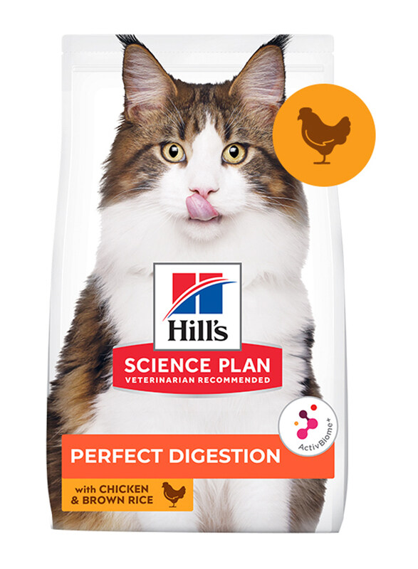 

Hill's Science Plan Perfect Digestion Chicken & Brown Rice Cat Dry Food, 3 Kg