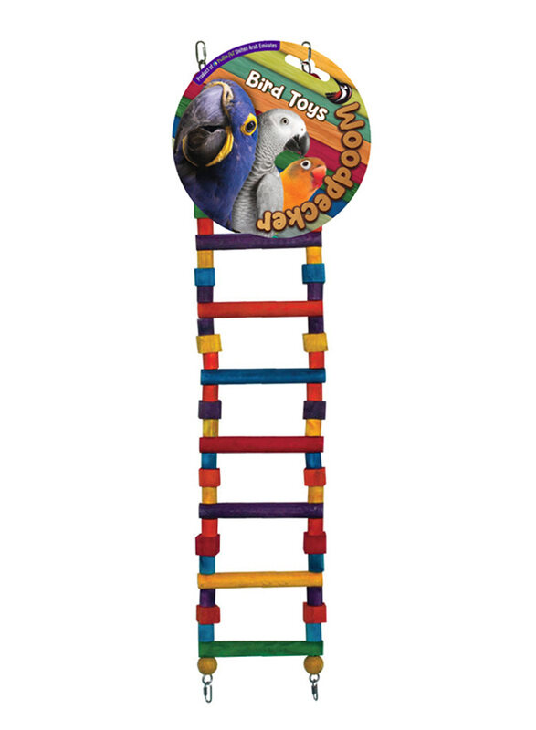 

Woodpecker 120 x 20cm Up & Beyond Bird Toy, Large, Multicolour