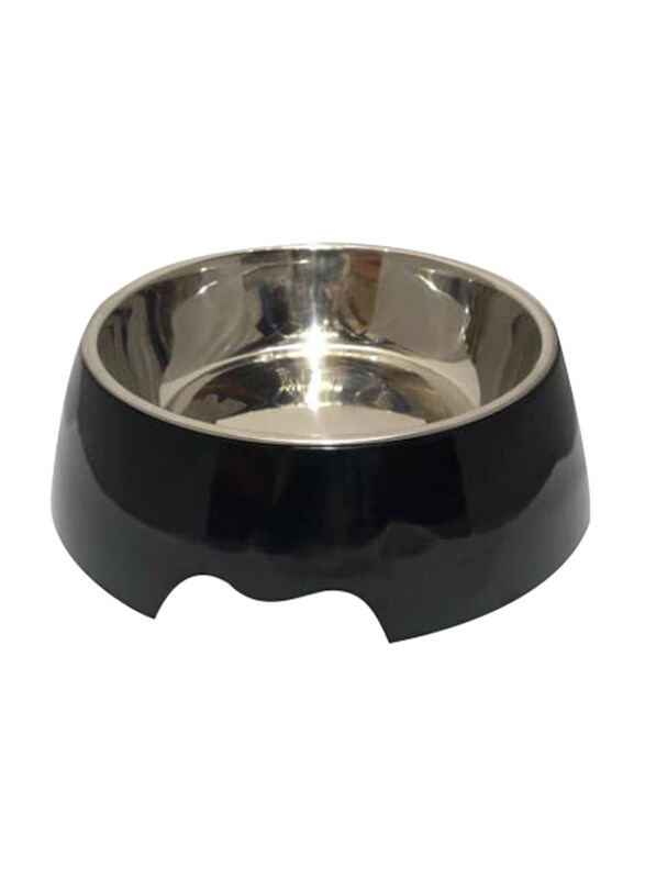 

Nutrapet 1400ml Melamine Round Bowl, Extra Large, Black