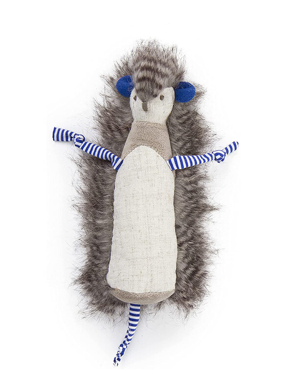 

Petlinks Safari Happynip Crinkle Kicker Meercat Cat Toy, Grey/White