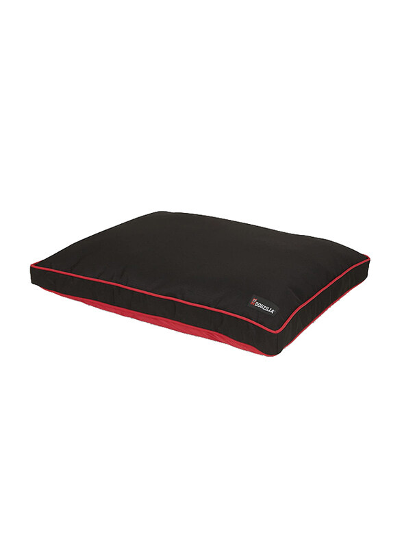 

Dogzilla Gusseted Pillow Bed, 29 x 40", Red/Black