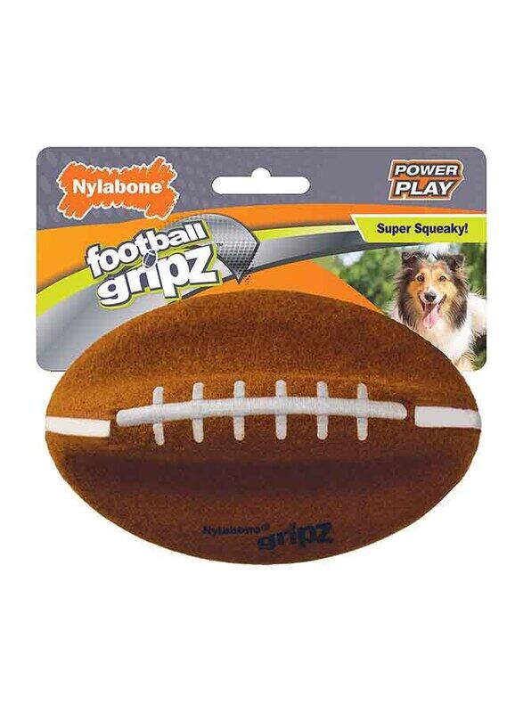 

Nylabone Play Dog Football, Medium, Brown