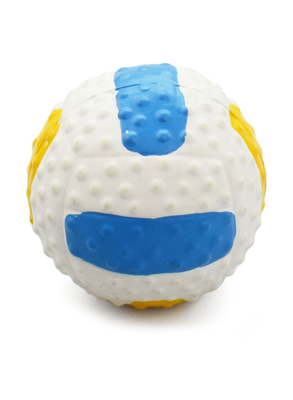 Crinkle Play Ball Dog Toy, Medium, Multicolour