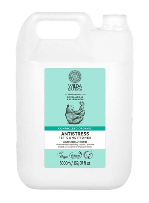 

Wilda Siberica Controlled Organic Antistress Dogs & Cats Conditioner, 5 Litres, White