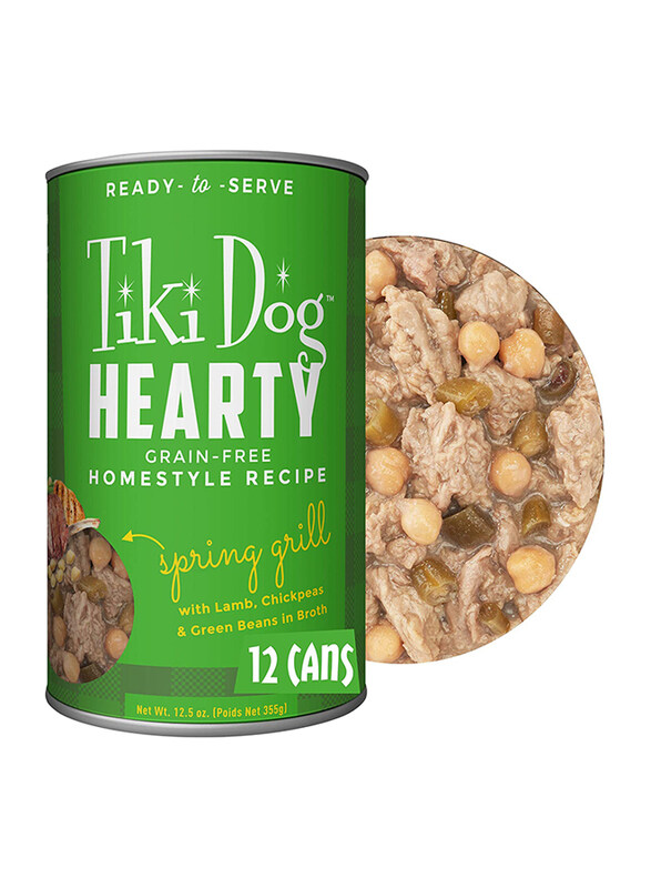 

Tiki Dog Hearty Wet Dog Food Lamb - 12.5 oz. can