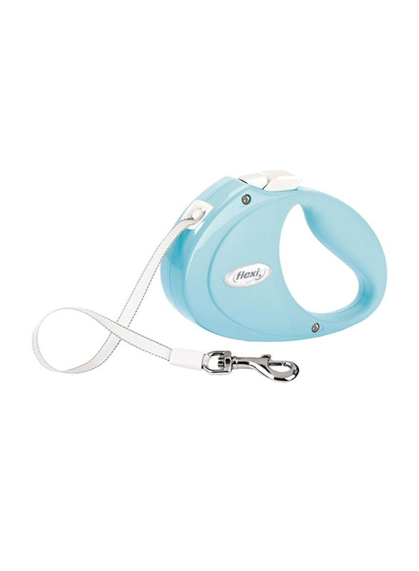 Flexi Retractable Puppy Tape Leash, 2m, Light Blue