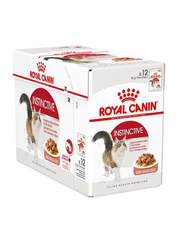 

Royal Canin Instinctive Adult Cat Wet Food, 12 Pouches x 85 grams