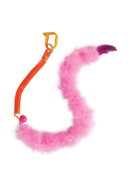 JW Pet Company Featherlite Boa Springy Catnip Cat Teaser Toy, Pink