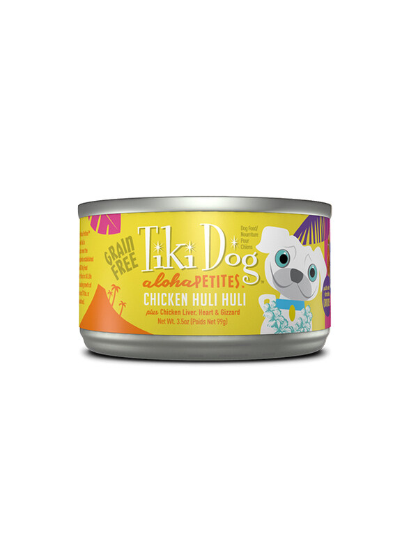 

Tiki Dog Aloha Petites Wet Dog Food Chicken Huli Huli - 3.5 oz. pouch