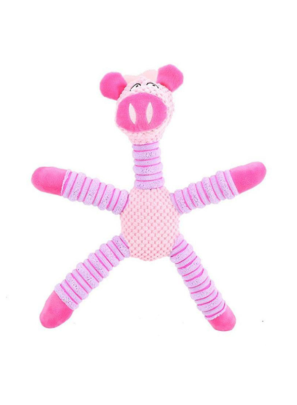 Plush Pet Squeakz Tigger/Ely/Giraffe Dog Toy, Multicolour