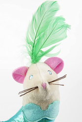 Smartykat Mer Mouse Crinkly Kicker Catnip Cat Toy, Multicolour