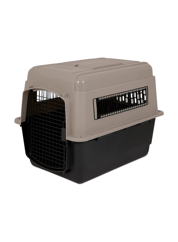 Pet Mate Ultra Vari Fashion Small Animals Kennel, 32 Inch, Black/Taupe