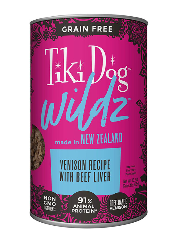 

Tiki Dog Wildz Wet Dog Food Venison - 13.2 oz. can